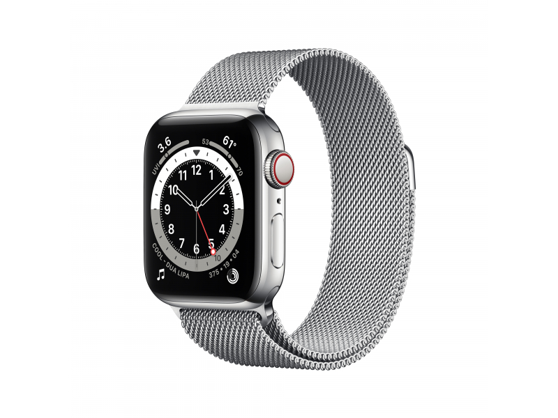 Apple Watch S6 Stainless 40mm Silver Bracelet Milanese  LTE iOS M06U3FD