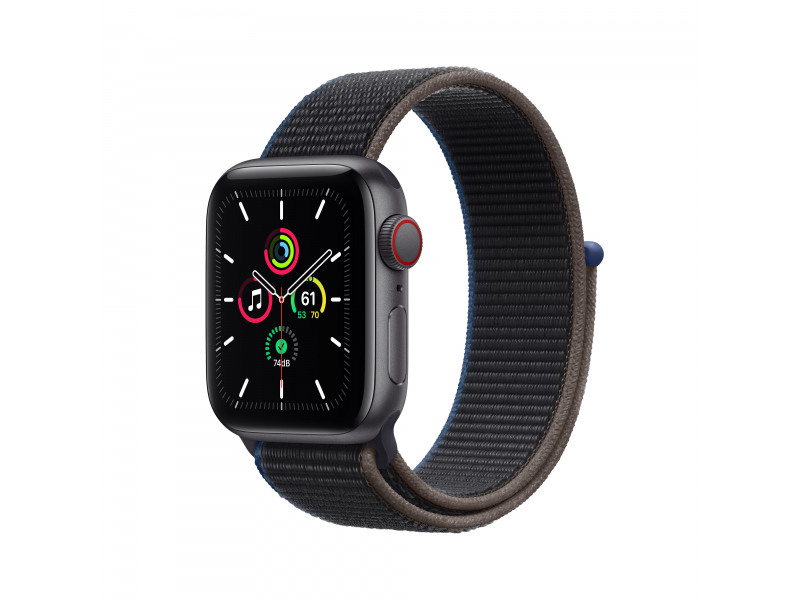 Apple Watch SE Alu 40mm Spacegrey (Bracelet Charcoal) LTE iOS MYEL2FD
