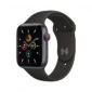Apple Watch SE Space Grey Aluminium 44mm 4G Black Sport Band DE MYF02FD