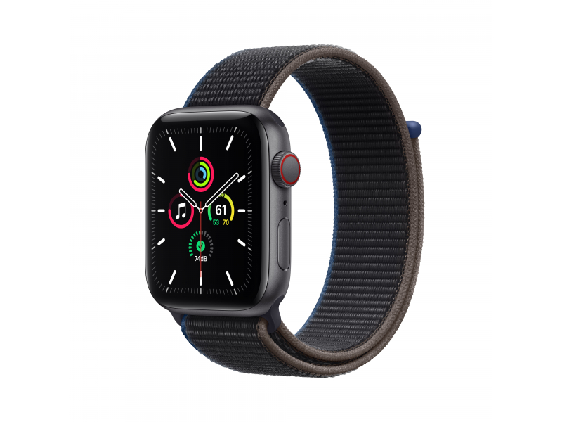 Apple Watch SE Space Grey Aluminium 4G Sport Loop DE MYF12FD