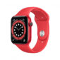 Apple Watch Series 6 GPS 44mm Red Alu Case Red Sport Band - M00M3FD
