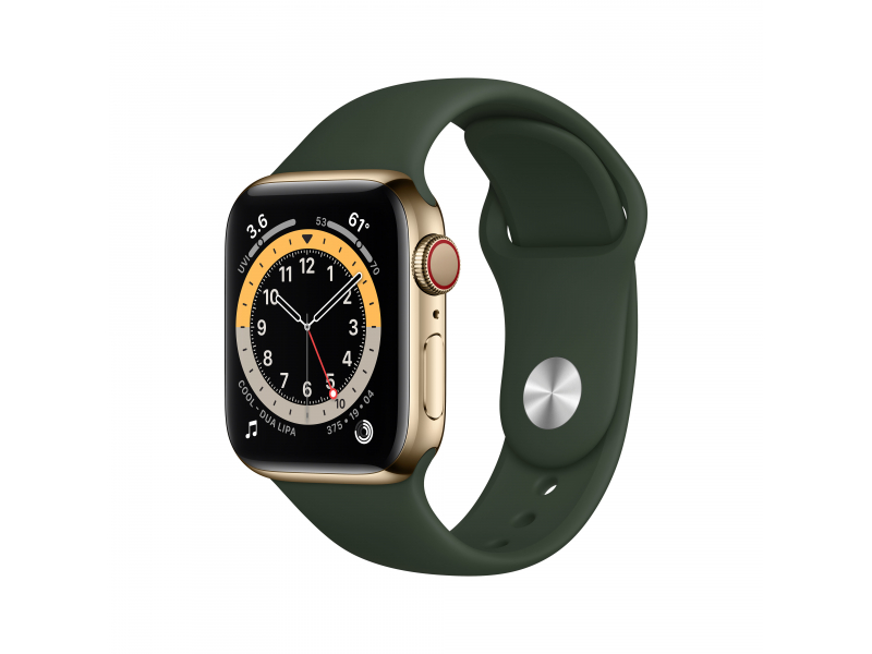 Apple Watch Series 6 Gold Stainless Steel 4G Sport Band DE M06V3FD