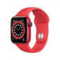 Apple Watch Series 6 Red Aluminium 4G Red Sport Band DE M06R3FD