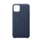 Apple iPhone 11 Pro Max Leather Case Midnight Blue - MX0G2ZM