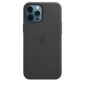 Apple iPhone 12 Pro Max Leather Case MagSafe - Black - MHKM3ZM