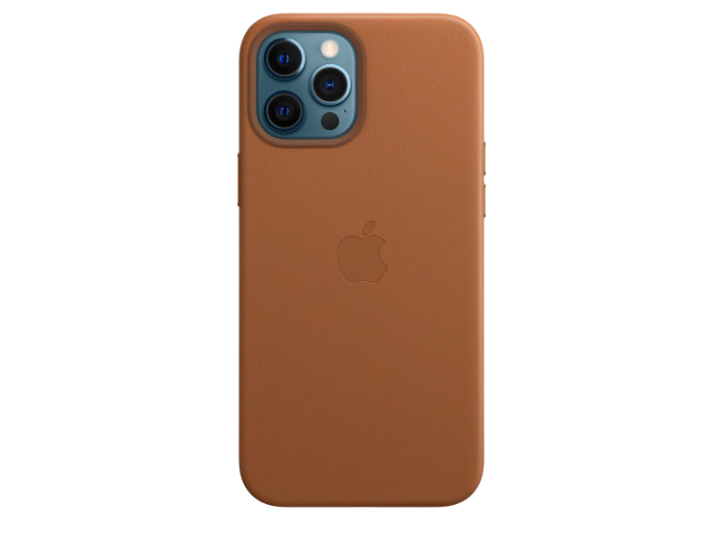 Apple iPhone 12 Pro Max Leather Case MagSafe - Saddle Brown - MHKL3ZM