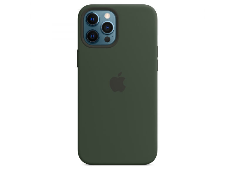 Apple iPhone 12 Pro Max Silicone Case MagSafe - Cypress Green - MHLC3ZM