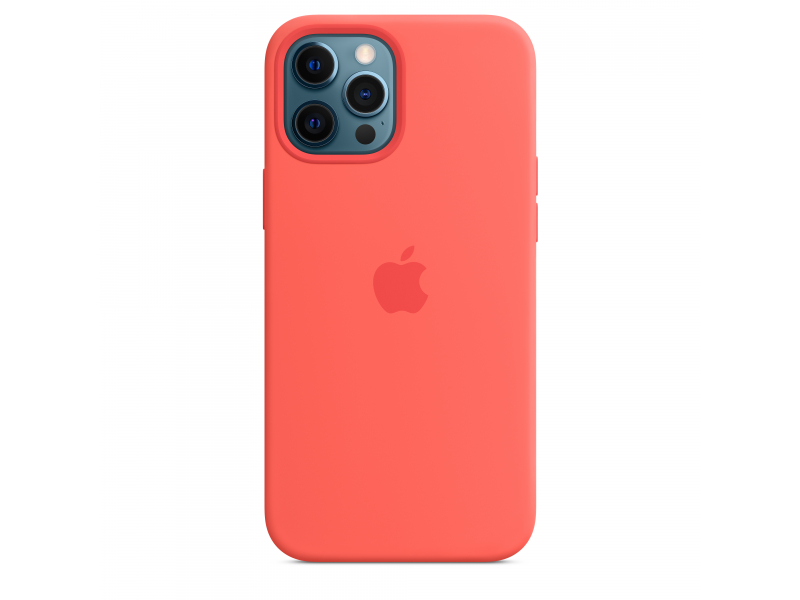 Apple iPhone 12 Pro Max Silicone Case with MagSafe - Pink Citrus - MHL93ZM