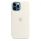 Apple iPhone 12 Pro Max Silicone Case with MagSafe - White - MHLE3ZM