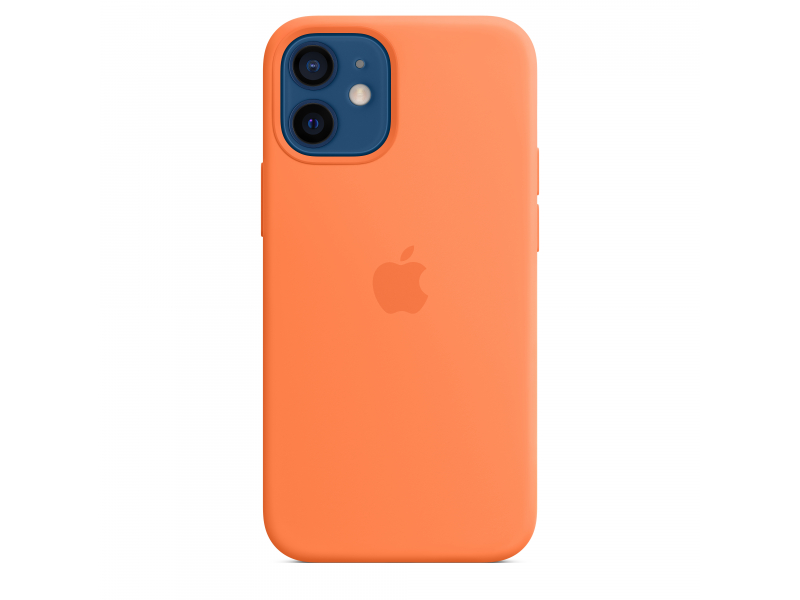 Apple iPhone 12 mini Silicone Case with MagSafe - Kumquat - MHKN3ZM