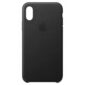 Apple iPhone XS Leather Case Black MRWM2ZM