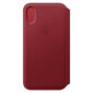 Apple iPhone XS Leather Folio RED MRWX2ZM
