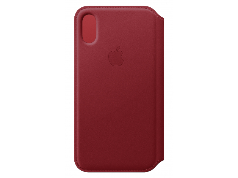 Apple iPhone XS Leather Folio RED MRWX2ZM
