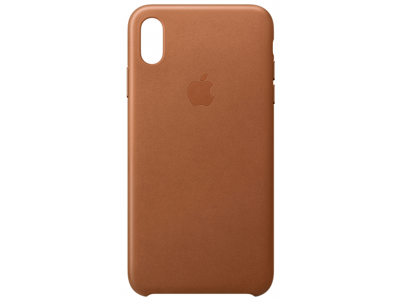 Apple iPhone XS Max Leather Case Saddle Brown MRWV2ZM