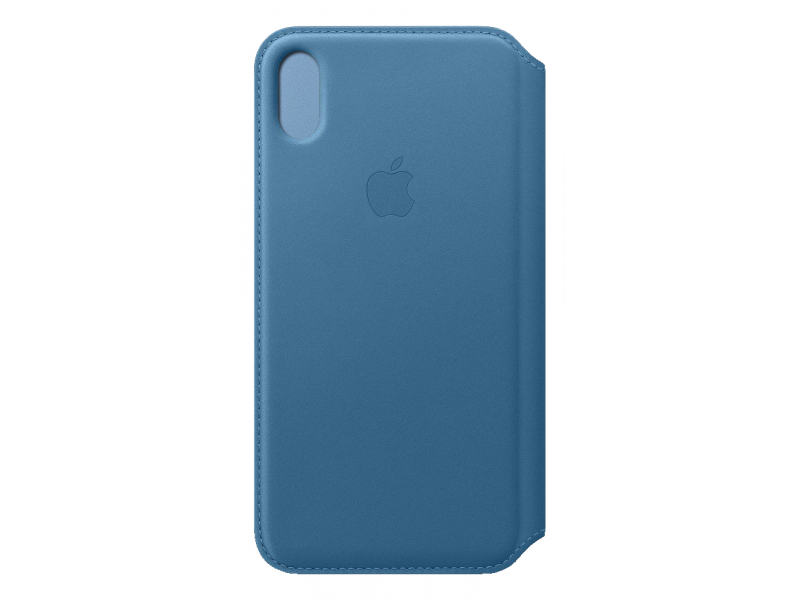 Apple iPhone XS Max Leather Folio Cape Cod Blue - MRX52ZM