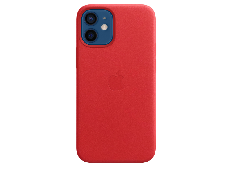 Apple iPhone12 mini Leather Case with MagSafe - (PRODUCT)RED - MHK73ZM