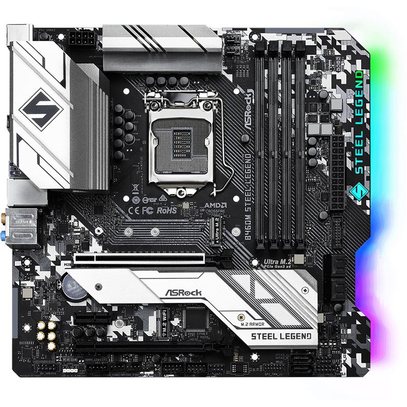 Asrock B460M STEEL LEGEND Âµ 90-MXBDQ0-A0UAYZ