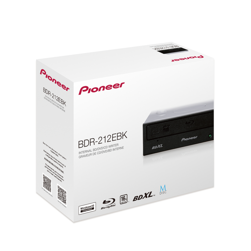 BLuRay Brenner intern Pioneer BDR-212EBK Retail black BDR-212EBK