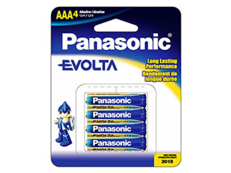 Batterie Panasonic Alkaline Micro AAA LR03 1.5V Blis. (4-Pack) LR03EGE