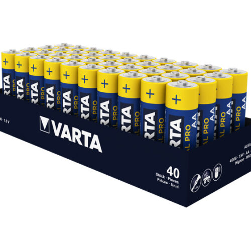 Batterie Varta Alk. Mignon AA Industrial Tray (40-Pack) 04006 211 354-40P