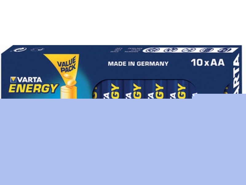 Batterie Varta Alkaline Mignon AA Energy Retail Box (10-Pack) 04106 229 410