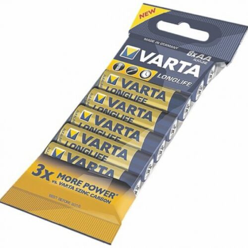 Batterie Varta Alkaline Mignon AA Longlife (8-Pack) 04106 101 328