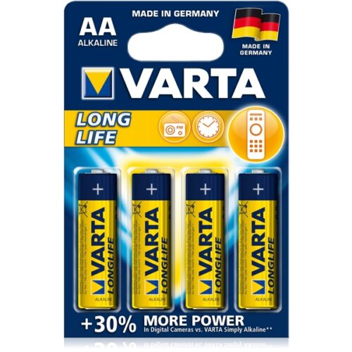 Batterie Varta Alkaline Mignon AA Longlife Blister (4-Pack) 04106 110 414