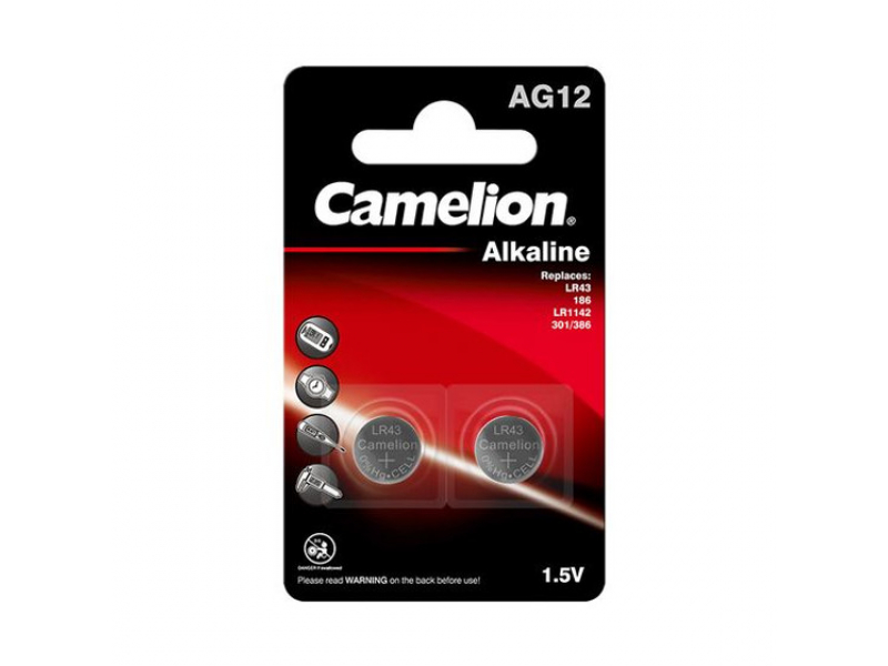 Battery Camelion Alkaline AG12 (2 Pcs.)