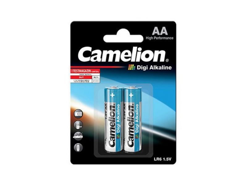 Battery Camelion Digi Alkaline LR6 Mignon AA (2 Pcs.)