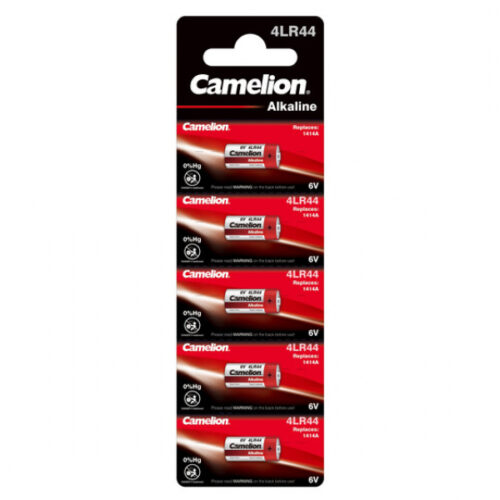 Battery Camelion Plus Alkaline 6V 4LR44 (5 Pcs.)