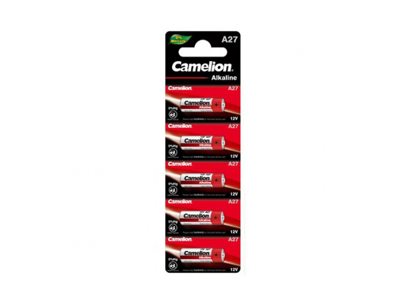 Battery Camelion Plus Alkaline LR27A  (5 Pcs.)