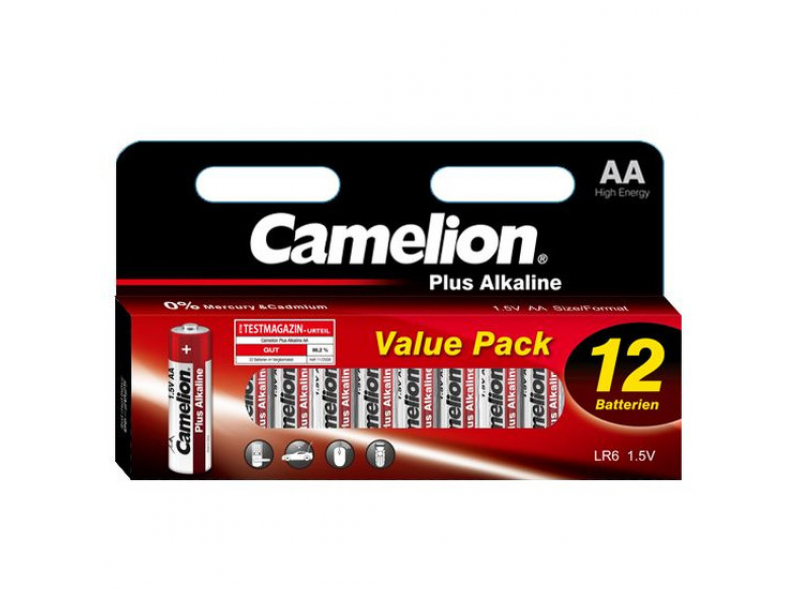 Battery Camelion Plus Alkaline LR6 Mignon AA (12 Pcs.)