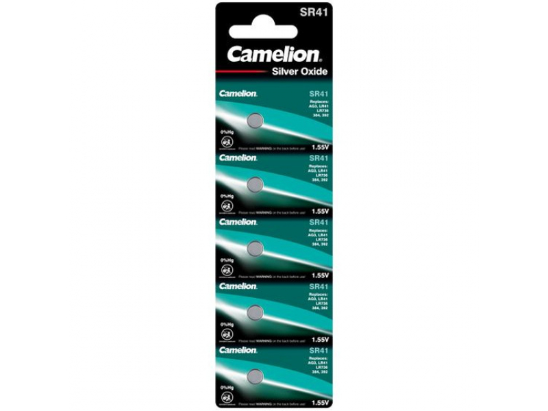 Battery Camelion SR41 Silver Oxid (5 pcs.)