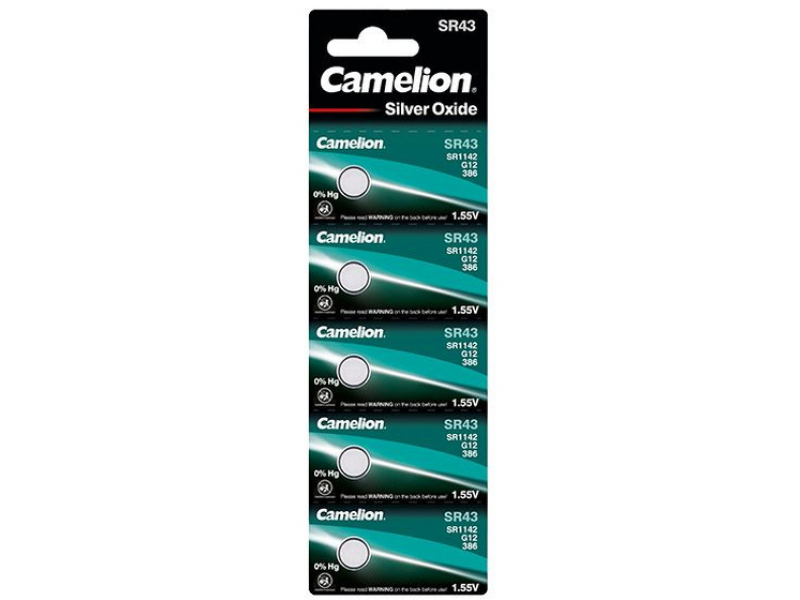 Battery Camelion SR43 Silver Oxid (5 pcs.)