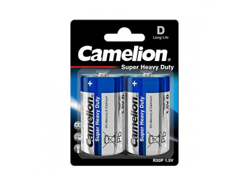 Battery Camelion Super Heavy Duty Blau Mono D LR20 (2 Pcs.)