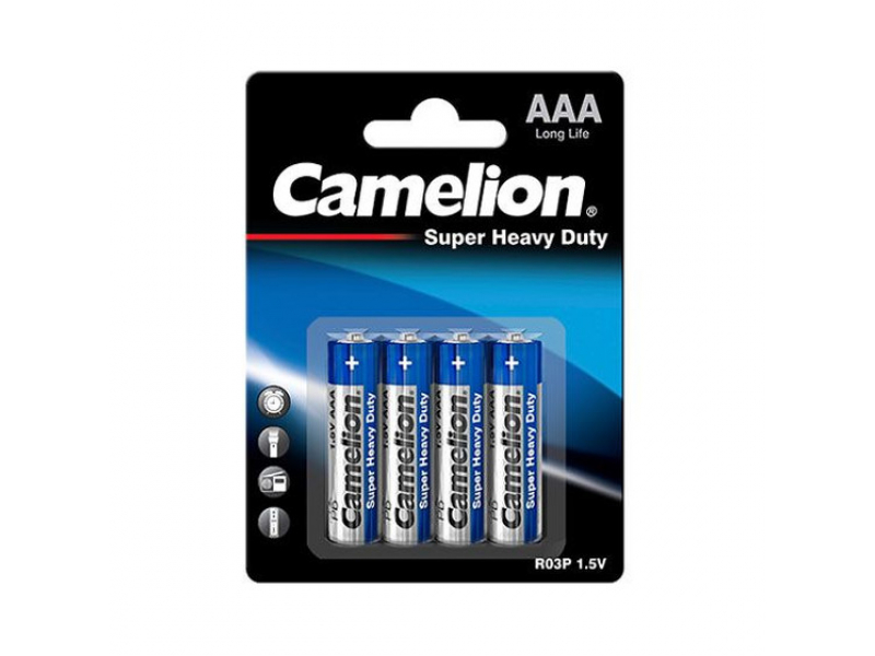 Battery Camelion Super Heavy Duty Blau R03 Micro AAA (4 Pcs.)