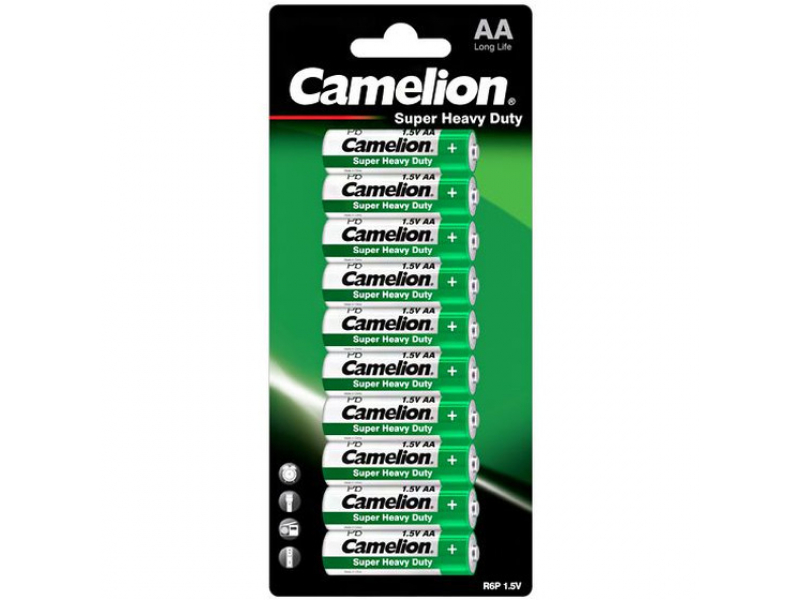 Battery Camelion Super Heavy Duty Grün LR6 Mignon AA (10 Pcs.)