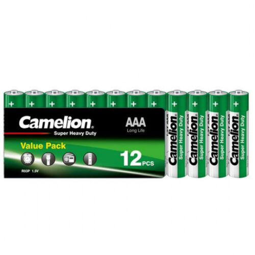 Battery Camelion Super Heavy Duty Grün R03 Micro AAA (12 Pcs.)