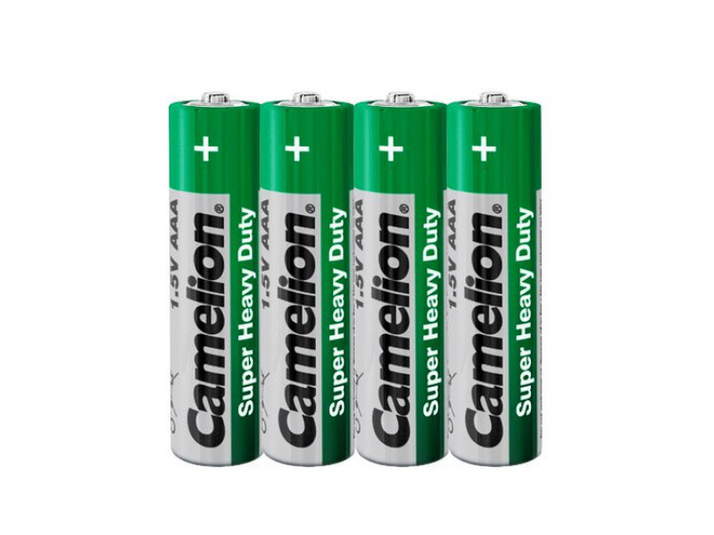 Battery Camelion Super Heavy Duty Grün R03 Micro AAA (4 Pcs.)