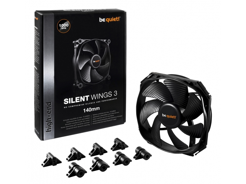 Be Quiet PC- Case Fan  SilentWings 3 140mm BL065