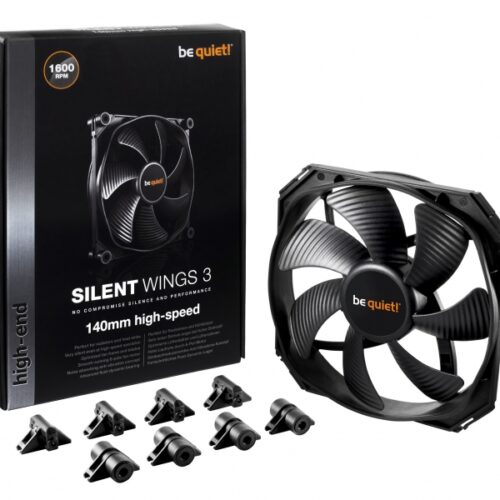 Be Quiet PC- Case Fan SilentWings 3 140mm High-Speed BL069