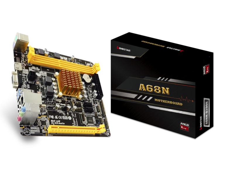 Biostar MB A68N-2100E (E1-2150,mITX,DDR3,AMD) A68N-2100E
