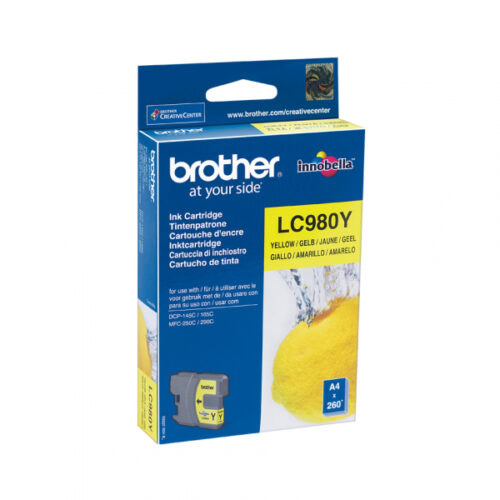 Brother Ink Cartridge Original - Yellow - 5.5 ml LC980Y