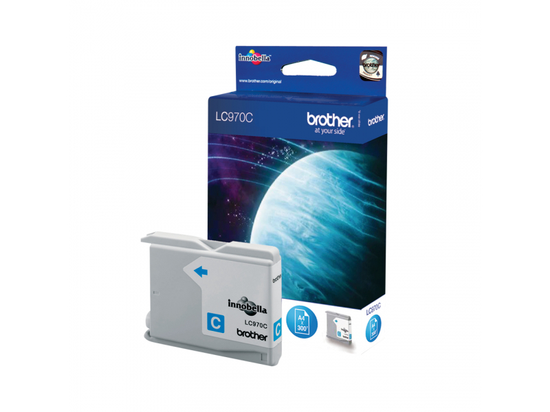Brother Ink Cartridge Original - cyan - 8 ml LC970C