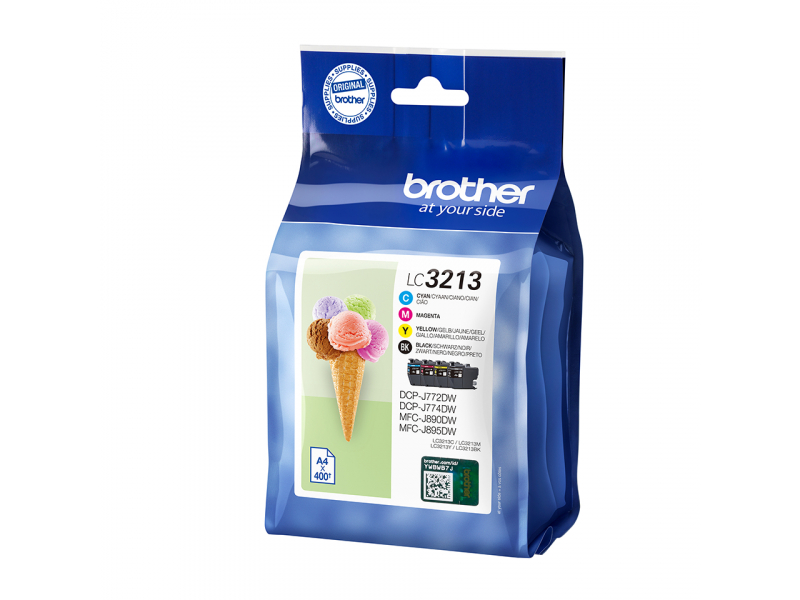 Brother LC-3213 Value Pack 4er-Pack black Cyan Magenta Yellow LC3213VAL