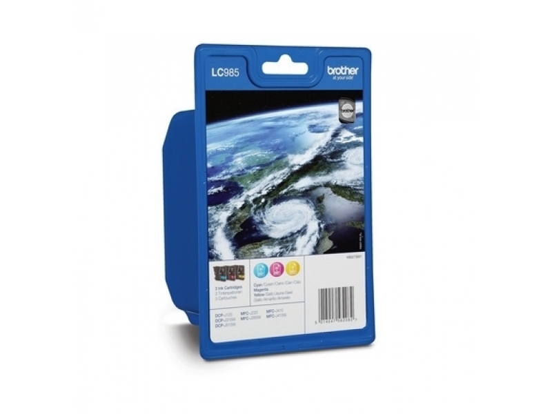 Brother LC 985 Rainbow Pack LC985RBWBPDR | Brother - LC985RBWBPDR