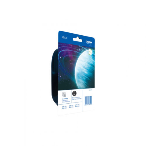 Brother LC Ink Cartridge Original - Black - 9 ml LC970BK