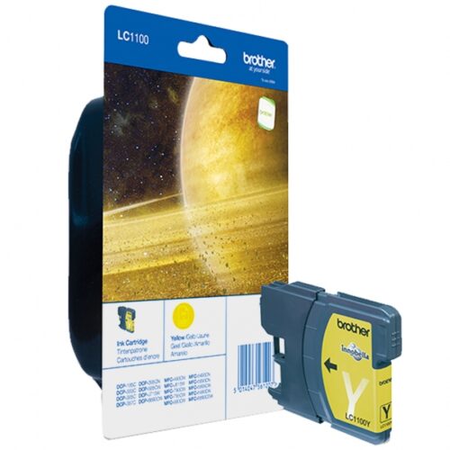 Brother LC LC1100Y - Ink Cartridge Original - Yellow - 7.5 ml LC1100Y