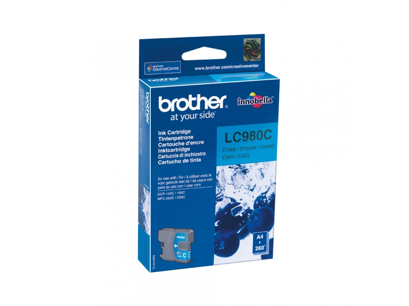 Brother LC LC980CBPDR - Ink Cartridge Original - cyan - 5.5 ml LC980C