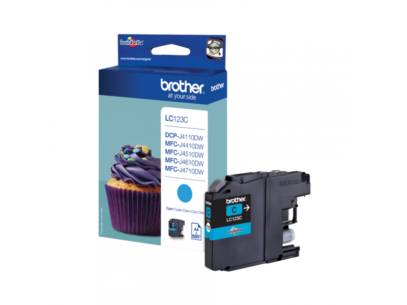 Brother TIN cyan LC123C